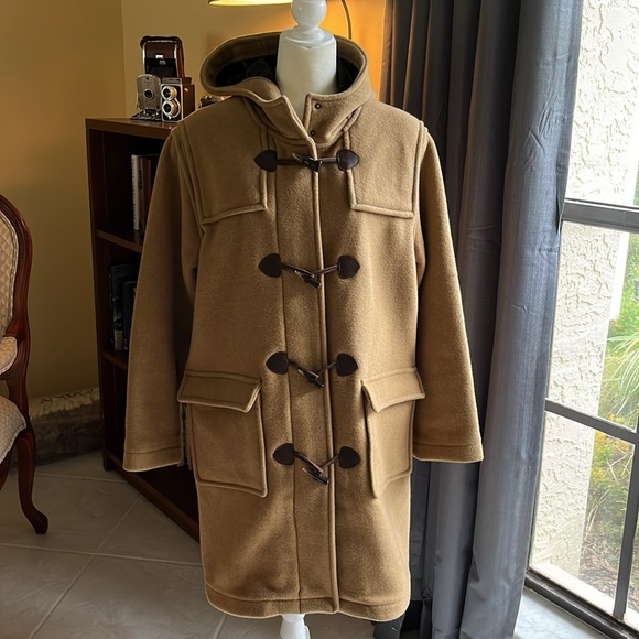 Barbour wool duffle coat with hood. Excellent condition. - Picture 3 of 14
